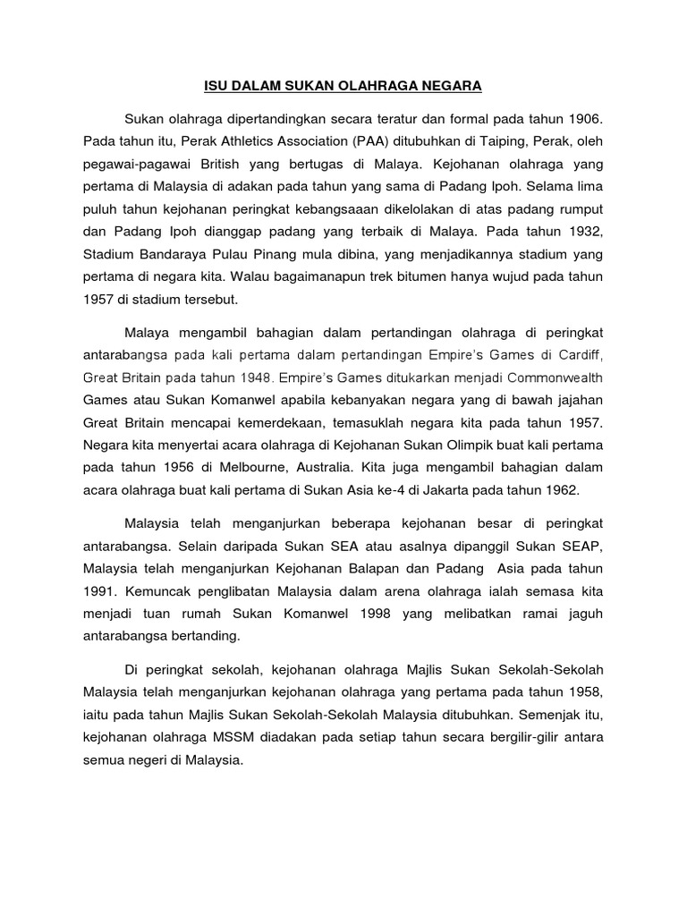 Sosial Foto 627 Perpaduan Kaum Dapat Dipupuk Melalui Penyertaan Sukan Program Course Hero