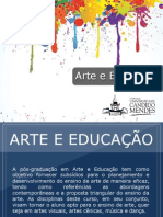 Pós-Graduação em Arte e Educação - Grupo Educa+ EAD