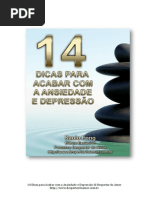 14 Dicas Para Acabar Com a Ansiedade e Depressao