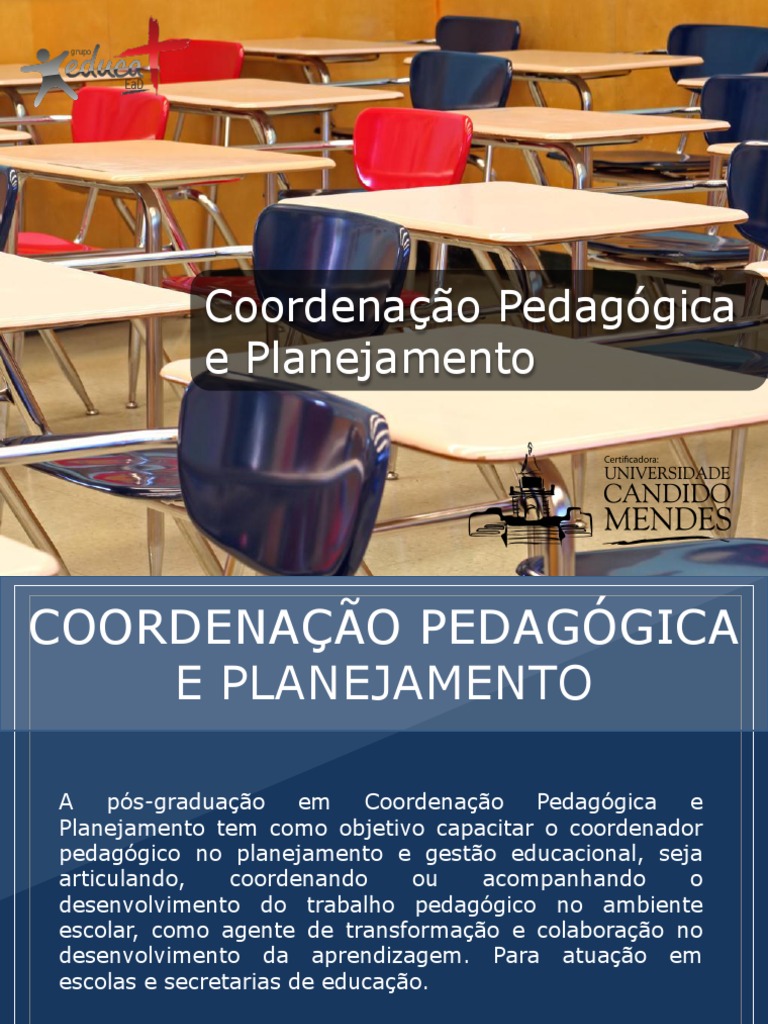 Pós-Graduação em Coordenação Pedagógica | PDF | Educação à distância ...