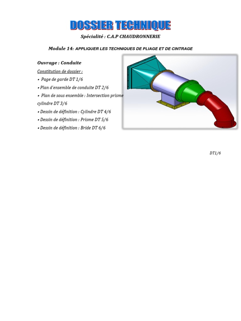 Dossier Technique Cap | PDF