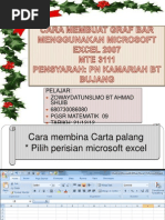 Cara Membuat Graf Bar Menggunakan Microsoft Excel 2007