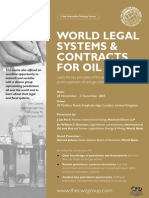 World Legal Systems and Contracts For Oil and Gas November 2005 PDF