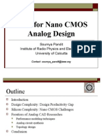 CAD For Nano CMOS Analog Design