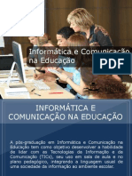 Pós-graduação em Informática e Comunicação na Educação - Grupo Educa+ EAD