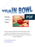 Brain Bowl Info