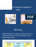Venture Capital Scenario in India