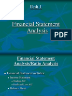 Financial Statement Analysis Unit 1