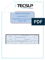 Informe de Electronica Tecsup