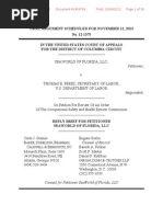 Download SeaWorld vs OSHA- SeaWorld Reply Brief to Dept of Labor Brief- US Court of Appeals Washington DC by The Orca Project Corp SN183334140 doc pdf