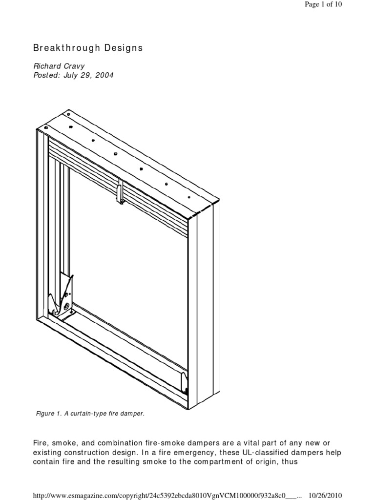 Damper types.pdf Duct (Flow) Hvac