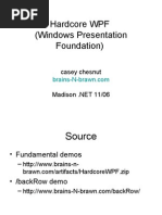Hardcore WPF (Windows Presentation Foundation) : Casey Chesnut