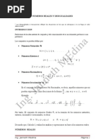 Numeros Reales y Desigualdades