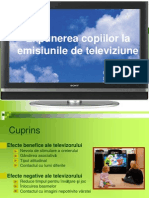 Efecte Negative & Pozitive Ale Televizorului TV