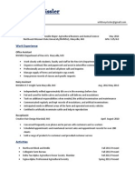 Resume For Eportfolio PDF