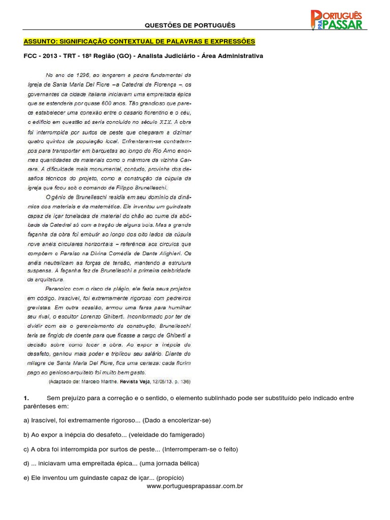 5 Significação Contextual De Palavras E Expressões