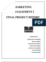 Marketing Management I Final Project Report