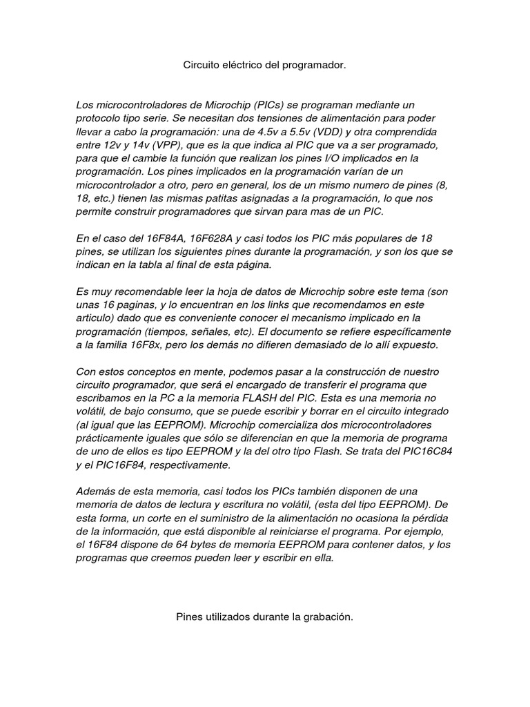 Guía para Programar Microcontroladores PIC | PDF | Microcontrolador ...