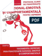 Psihoterapie Rational Emotiva Si Comportamentala Pentru Depresie PDF