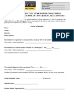 MCPS Pre-Sport Season Concussion Reporting Form 