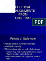 Politics 1890 To 1918