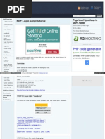 Download PHP Login script tutorialpdf by Tehuti Seshet SN183375890 doc pdf