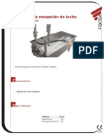 Artesa de Recepción de Leche Mod - AR-05 - Es - TF