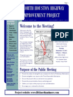 I-45 North Project Meeting Notice