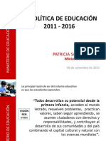 Politica Educativa 2011-2016