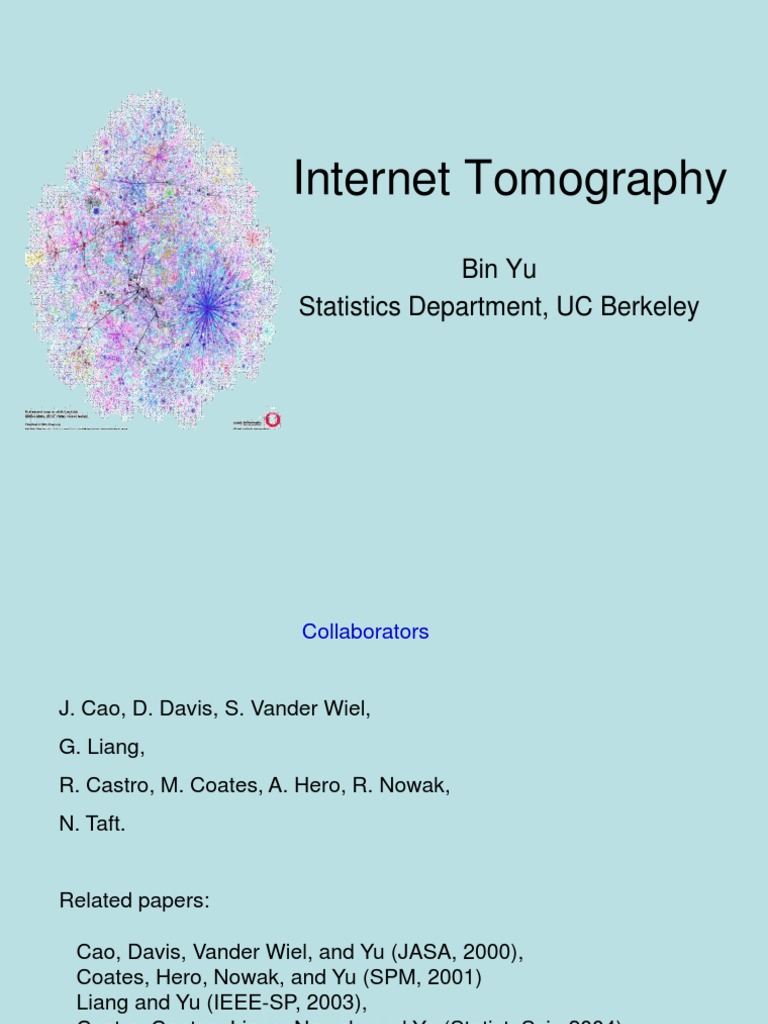 Tomography Bin Yu Statistics Department, UC Berkeley PDF