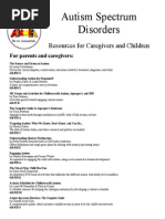 Autism Spectrum Disorders