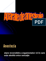Anestezie