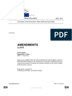 EUROPEAN PARLIAMENT - Amendment Form