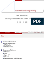 Introduction To Multicore Programming: University of Western Ontario, London, Ontario (Canada)