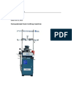 Computerized Sock Knitting Machine To Stephanie Hung Simartec BCI - Oct 11.2013