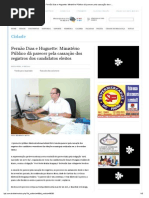 Bragança Jornal Diário __ Fernão Dias e Huguette_ Ministério Público dá parecer pela cassação dos registros dos candidatos eleitos