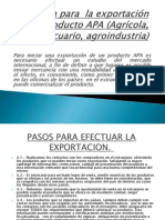 Consulta para  la exportación de un producto APA.pptx