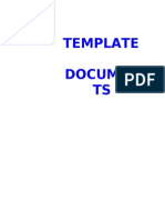 1.0 Template Cover Sheet