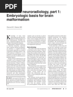 Download Featured Applied Radiology Article Pediatric Neuroradiology Part 1- Embryo Logic Basis for Brain Malformation by radRounds Radiology Network SN18346394 doc pdf