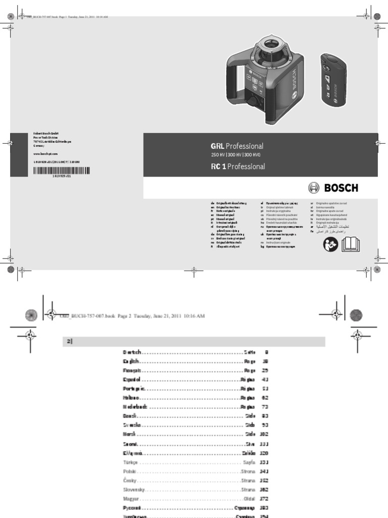Laser de chantier Bosch GRL 150 HV RC 1
