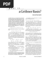 What Is A Gröbner Basis?