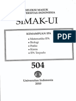 SIMAKUIFisika 2010 Kode 504