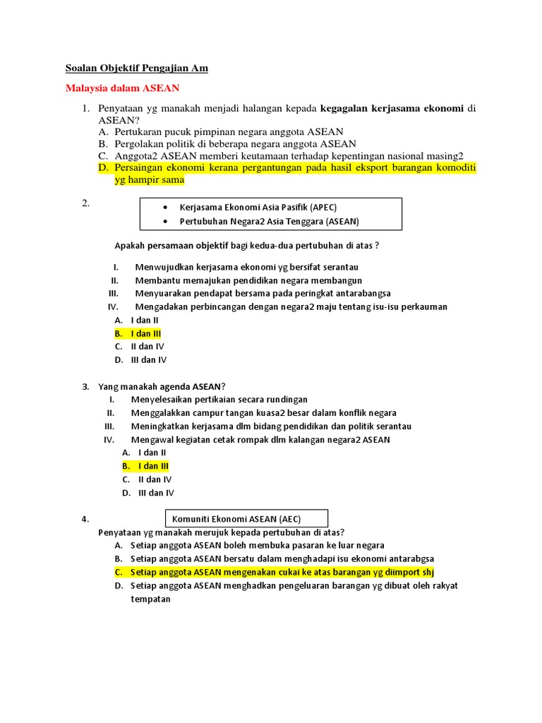 Soalan Objektif Pengajian Am (ASEAN).docx