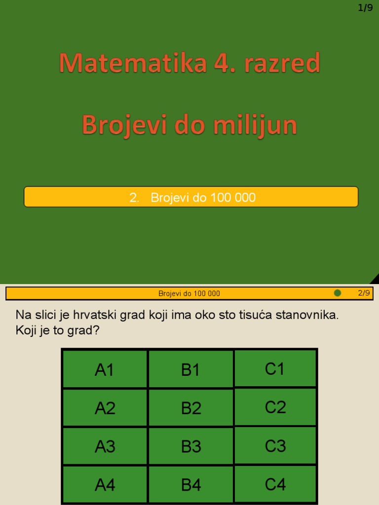 Brojevi Do 100 000kreso | PDF