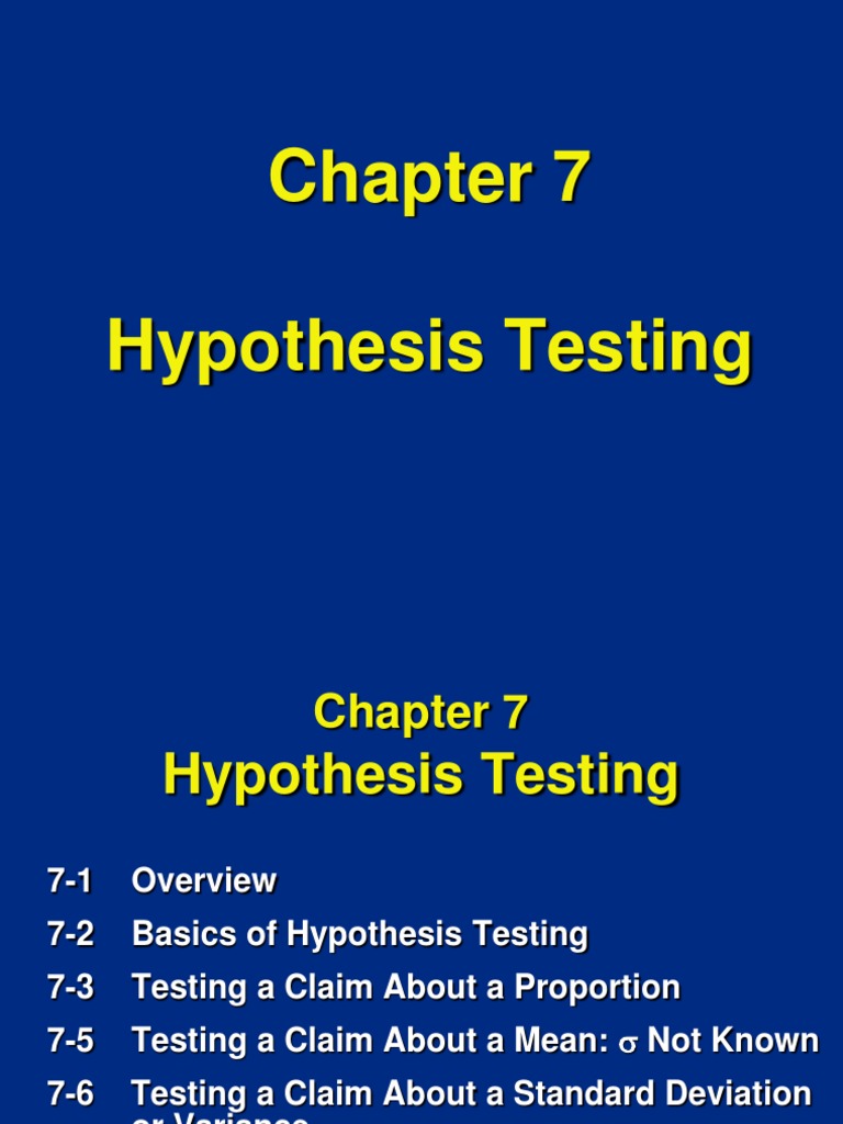 7 2rvsd | PDF | Statistical Hypothesis Testing | P Value