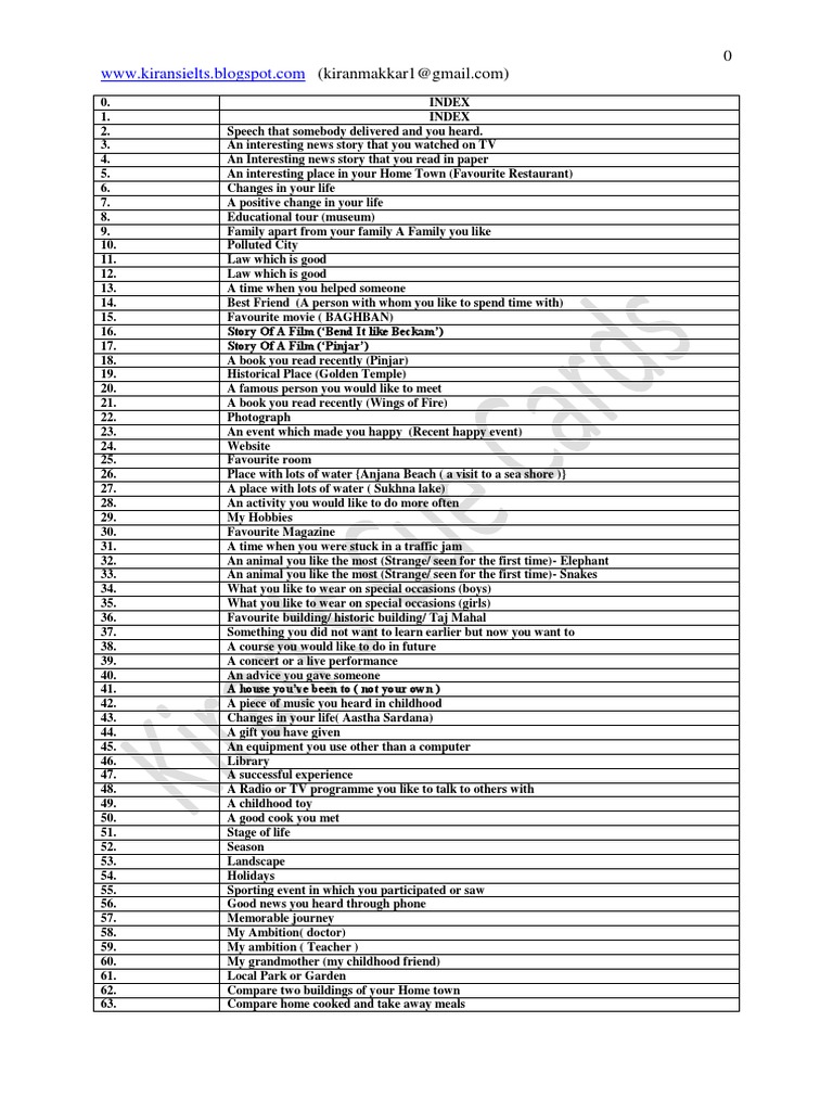 speaking important cue cards with answers- kiran ielts.pdf