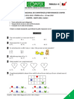 Matematica EtapaII 12-13 ClasaI Comper