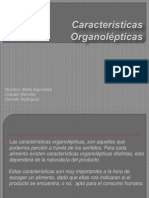 Características Organolépticas