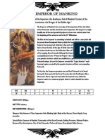 Emperor of Mankind Unofficial Datasheet v1 7 Final PDF