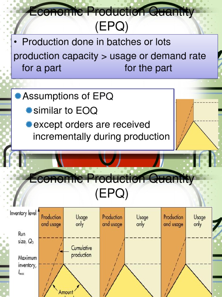 Economic Production Quantity (EPQ).pptx Inventory Demand